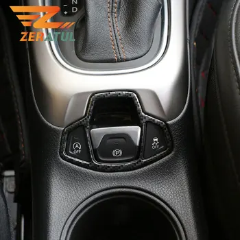 

Zeratul Car Interior Center Console Handbrake Button Cover Trim Sticker for Jeep Renegade 2015 - 2020 for Compass 2017 - 2020