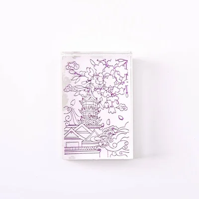 Подарочный ящик для цветочных штампов, прозрачный акриловый плексиглас, штампы, мультяшный Маленький принц, панда, Прозрачная силиконовая печать, украшение для рукоделия - Цвет: yinghua
