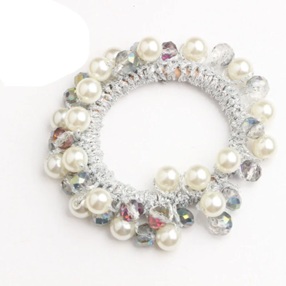 Fashion Scrunchies Woman Imitation Pearl Hair Rope Rubber Bands Ponytail Holders Women Girls Daily Hair Accessories 1 Fashion Scrunchies Woman Imitation Pearl Hair Rope Rubber Bands Ponytail Holders Women Girls Daily Hair Accessories 4