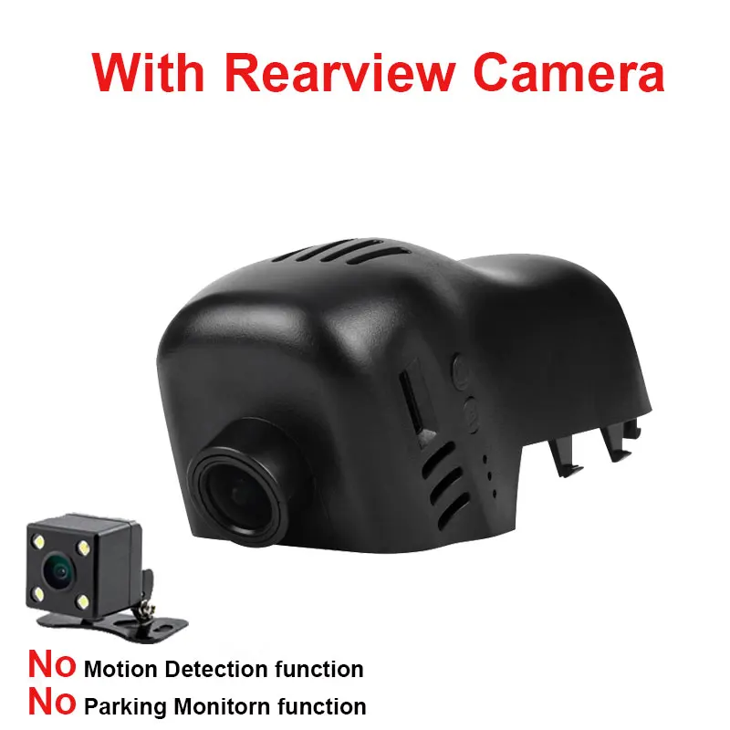 Kampacar Novatek 96658 автомобильный Wifi DVR видеорегистратор камеры Авто видео рекордер для Volkswagen Touareg NF Tuareg до Автомобильные видеорегистраторы - Color Name: With Rear Lens