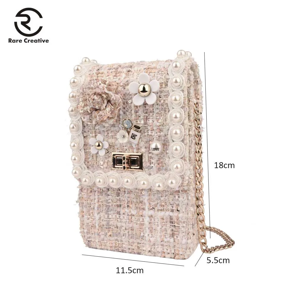 RARE CREATIVE New Cell Phone Shoulder Bags Lovely Winter Coin Purse Universal Phone Bags Children Purse For Little Things HM6033