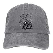 Черепаха бонсай дерево Джинсовая Шляпа Регулируемая женская простая бейсболка