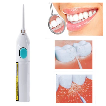 

Oral Irrigator Water Flosser Portable Water Pick 40ml Water Tank Waterproof Teeth Cleaner No Batteries or Cord