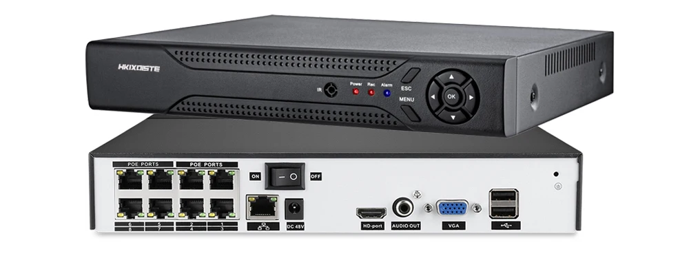 Супер HD 2592*1944 POE 5MP NVR 8CH порты Макс 16*5 Мп IP камера, ИК-фильтр ночного видения может быть установлен в комнате/улице CCTV комплект