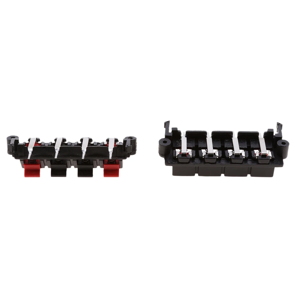10 Pieces 4 Position Push/Release Spring Loaded Audio Jack Speaker Terminal