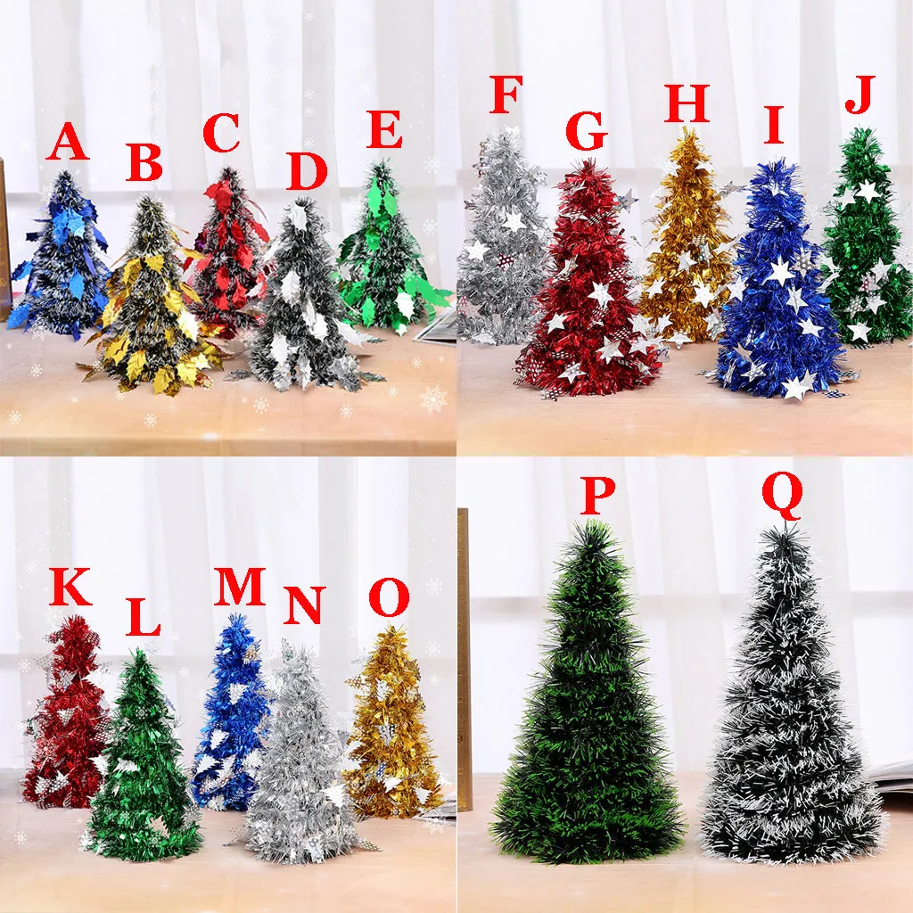 Shining Christmas Tree Festival Home Party Ornaments Xmas Decoration Gift Sequin christmas tree decorations arbol de navidadF104