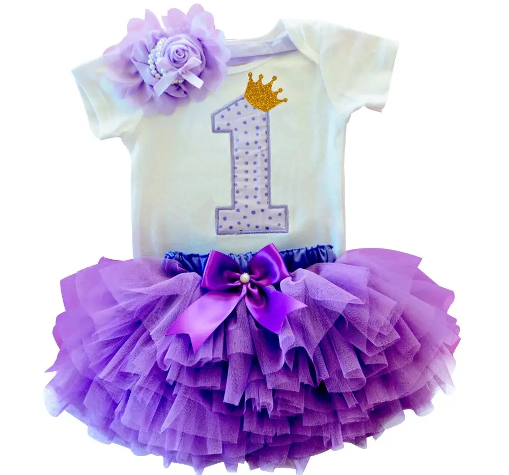 Одежда для новорожденных девочек на первый День рождения; комбинезон+ повязка на голову+ юбка-пачка; костюмы; комплекты одежды для детей; костюм принцессы для младенцев