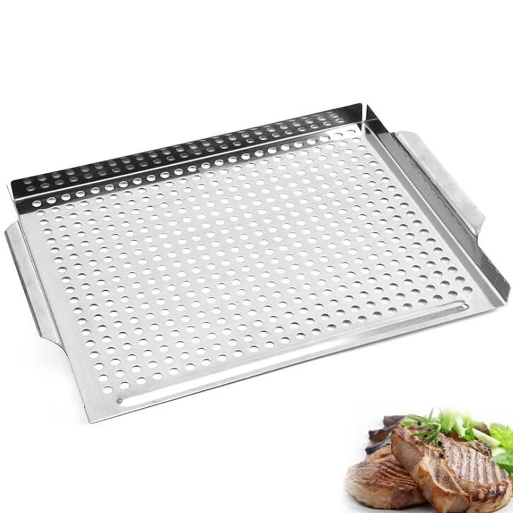 Details about   Grill Grids Multi-purpose Grill Grids Baking Wire Grill Basket For Picnic 
