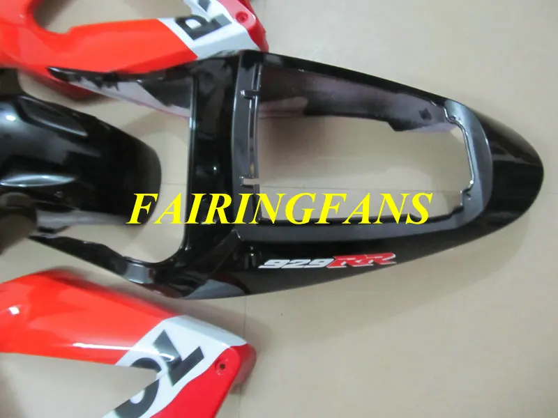Инжекторный комплект для HONDA CBR900RR 929 00 01 CBR 900 RR CBR 900RR 2000 2001 красно-черные Обтекатели Кузов+ подарки HE29