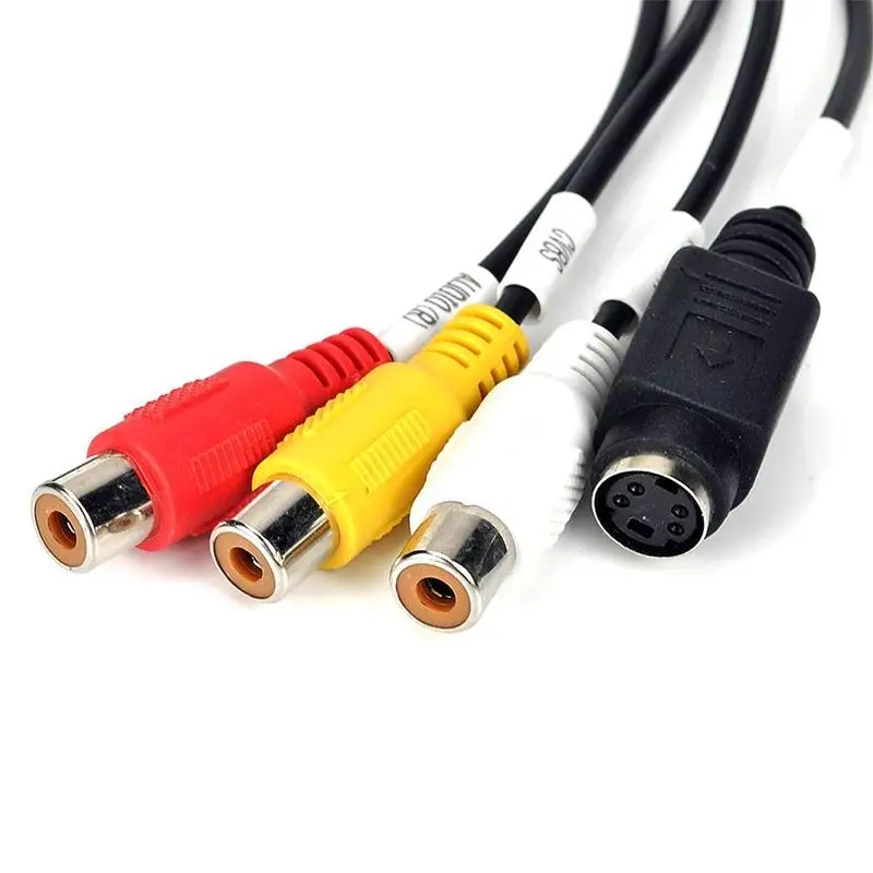 USB 2,0 ТВ Видео Аудио VHS к DVD HDD конвертер захвата карты адаптер ПК конвертер с USB удлинительным кабелем
