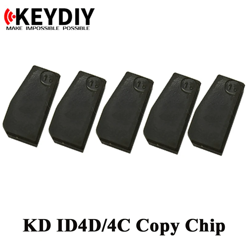 10pcs auto KD transponder chip  KD ID4C/4D  ID46 KD-4D KD-46 KD-48 4C 4D 46 48 copy chip for KEYDIY KD-X2