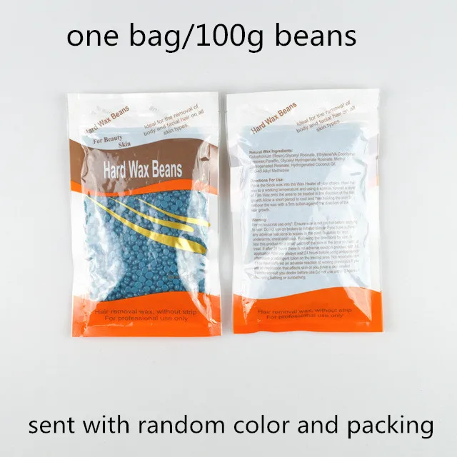 ONE BAG 100G BEANS Профессиональный нагреватель воска, мини Спа Ручной эпилятор для ног, парафиновый воск, перезаряжаемая Машина Для Депиляции Тела, инструмент для удаления волос - Цвет: ONE BAG 100G BEANS