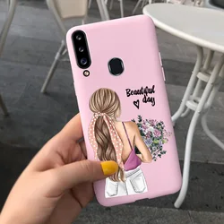 Daisy Sunflower Slim Soft Phone Case Cover for Galaxy A10s (Pink 1021)