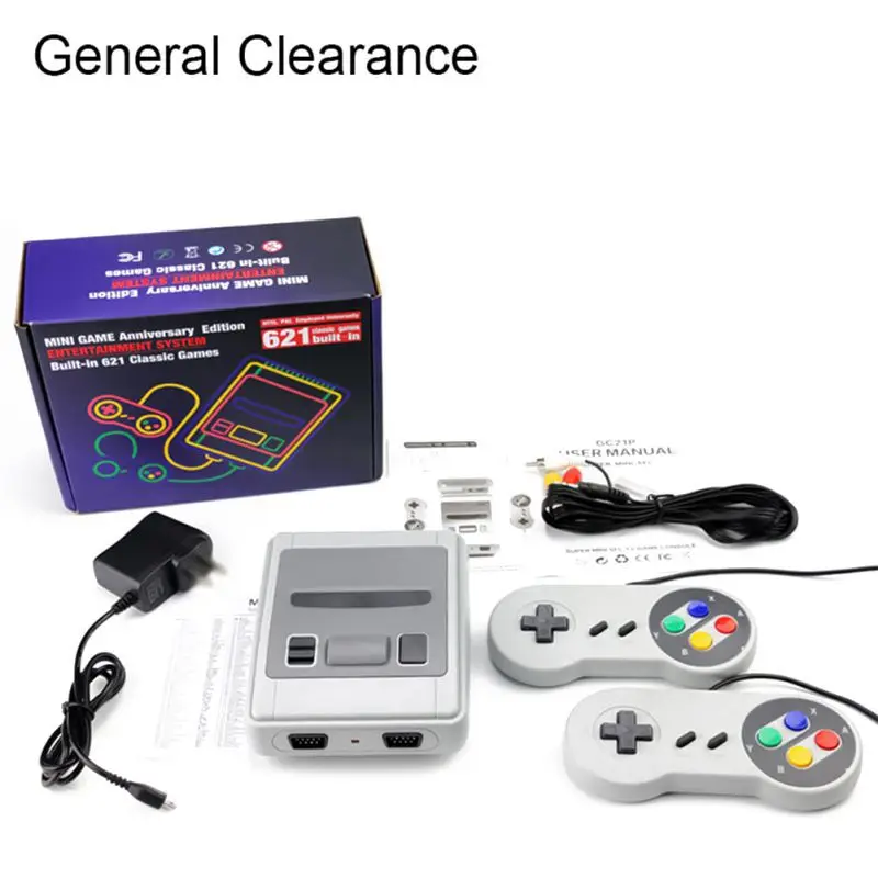 SD EU Ретро игра супер классический ретро супер мини встроенный 600-мини ностальгическая игровая консоль - Цвет: SD EU