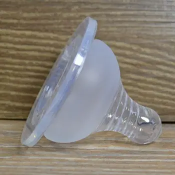 

Baby Wide Neck Silicone Baby Infant Soft Teats Bottles Flow Cross Hole Nipples QX2D