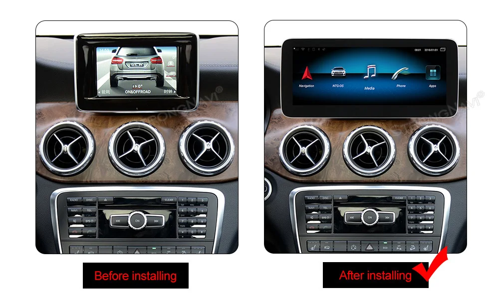 1920*720 ips 8-Core, 4 Гб+ 64G Android 9 автомобиль радио gps навигации для Mercedes Benz A W176 CLA C117 X117 GLA X156 с WI-FI BT 4G