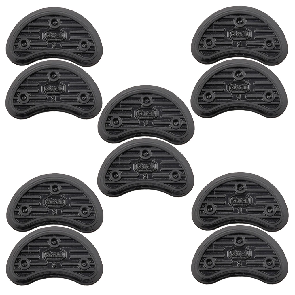 10 Pieces Adhesive Self-Adhesive Anti-Slip Stick Pad for Shoes Upgraded Skid Proof Sole Stick Protector Non-slip Rubber Sole