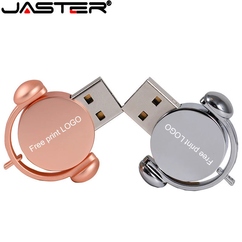 

JASTER USB 2.0 Flash Drives 128GB Cute Metal Cartoon Pen Drive 64GB Memory Stick 32GB 16GB 8GB 4GB Free Custom Logo Pendrive