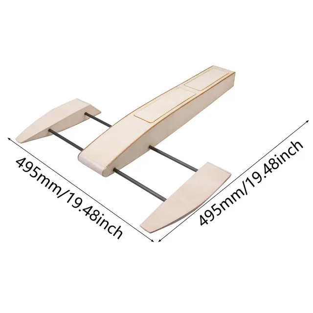 RC Outrigger Wooden Shrimp Boat Kit RC Speed Boat Outrigger Shrimp Racing Boat Model Building Kits Radio Speedboat 6