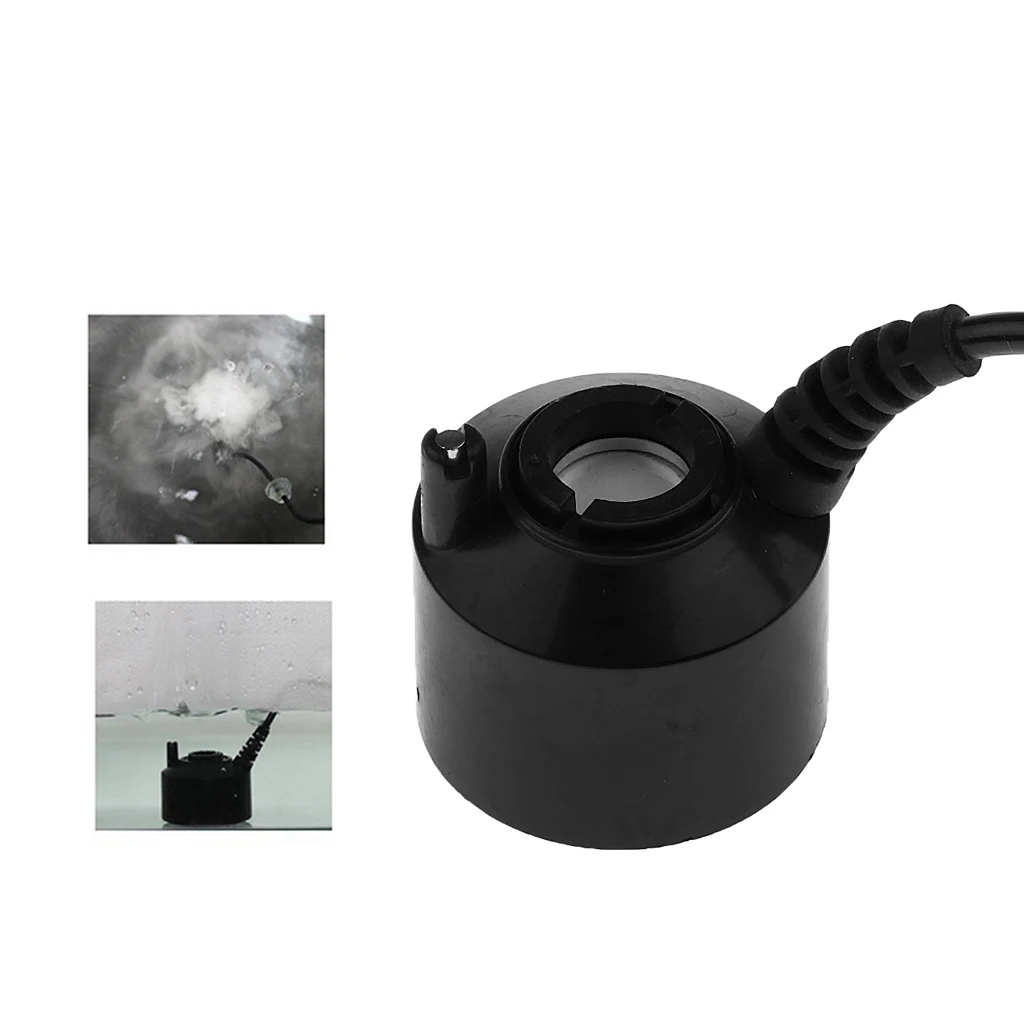 1-Head Black Mist Maker Fog Machine Atomizer Fogger Water Fountain EU Plug