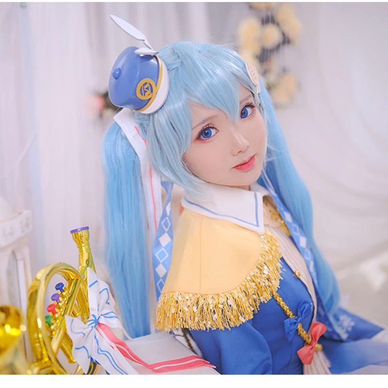 Косплей «Love Vocaloid Snow Miku»; коллекция года; Хацунэ Мику; маскарадный костюм; модельные туфли; костюмы на Хэллоуин