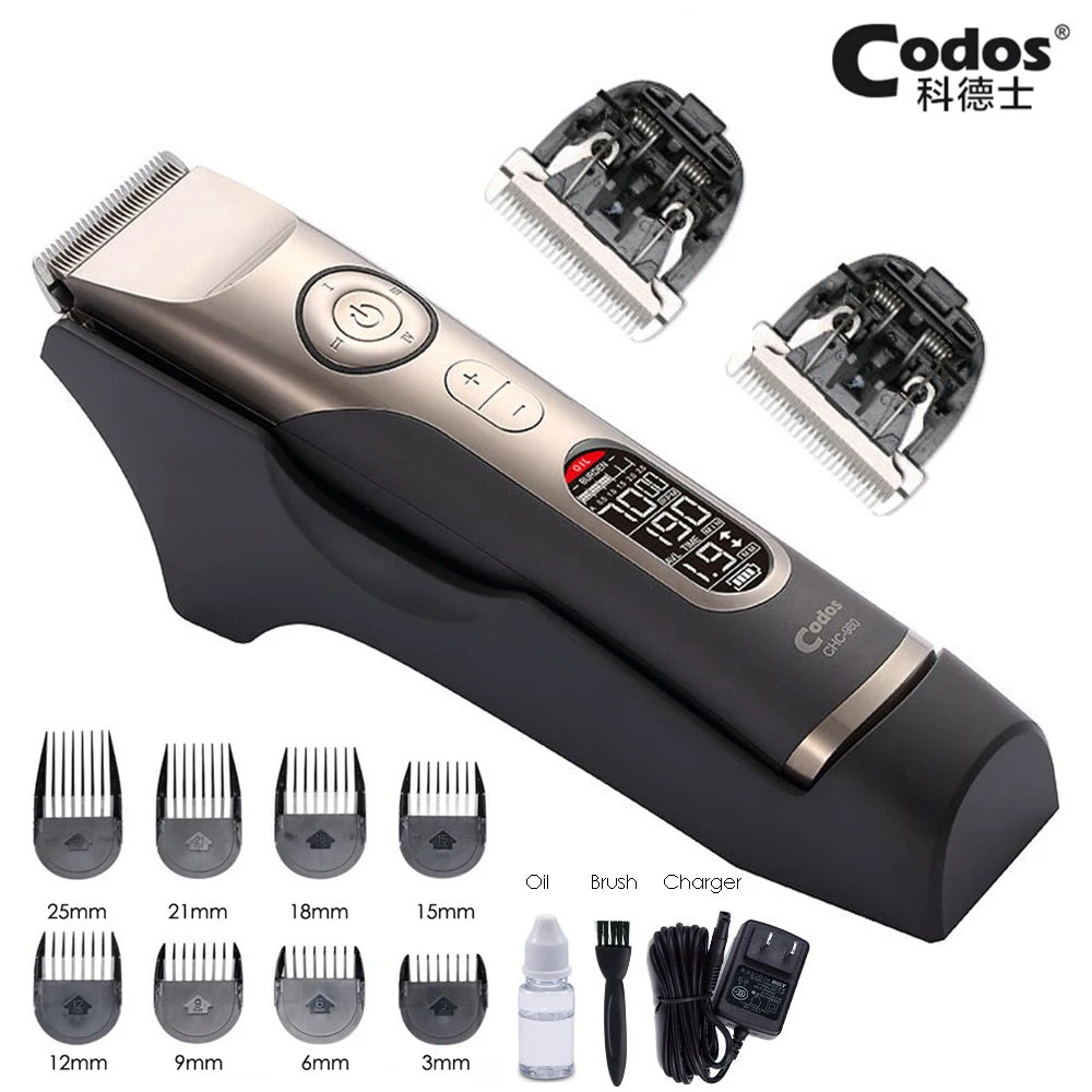 Профессиональная электрическая машинка для стрижки волос Codos CHC980 перезаряжаемый