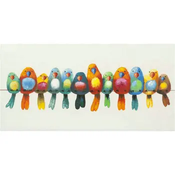 

ArtBack 5d diy diamond painting bird color animal home decoration 3d full square drill mosaic sticker 20x40cm