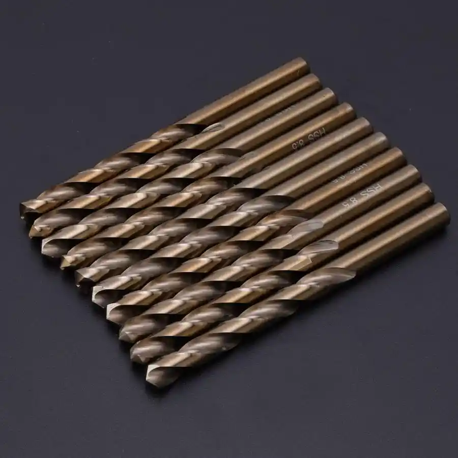 High Speed Drill Bits 1 Box High Speed Drilling Tool for Electric Drills for Steel Stainless Steel Iron 8mm//8.5mm 8.0mm