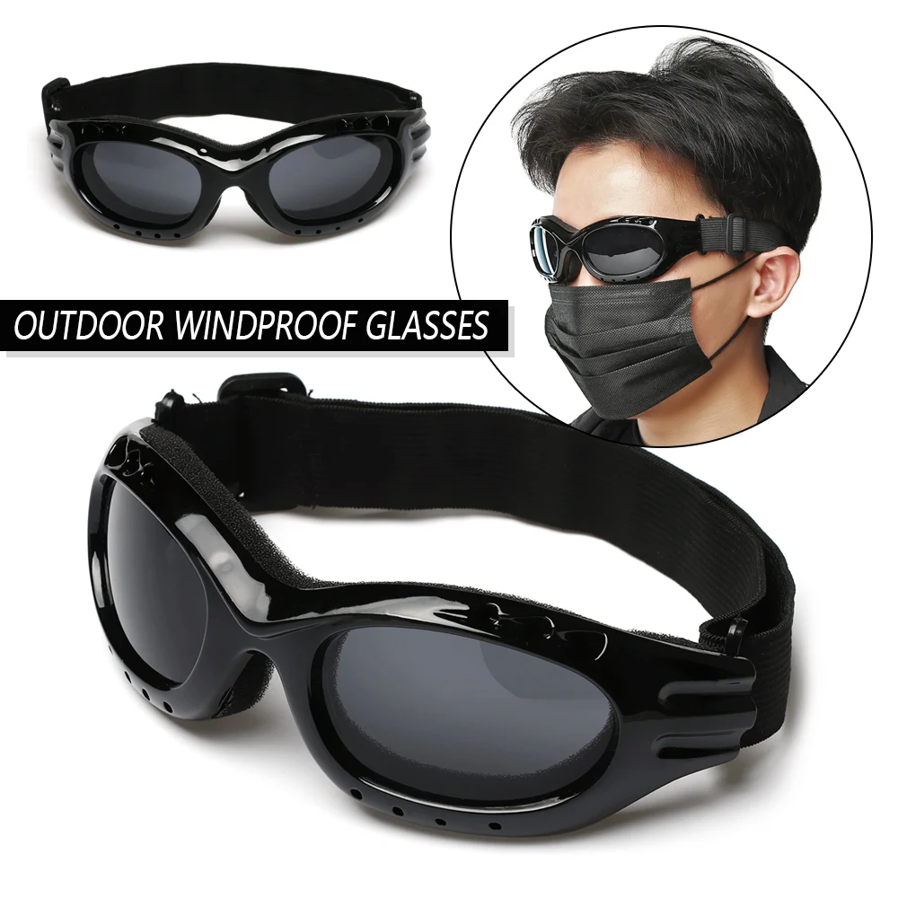 Sports Goggles Men Cycling Ski Goggles Windproof Lens Frame UV400 Moto Cycling Outdoor Sports Snowboard Anti-Fog Motocross Women Sunglasses sports goggles
