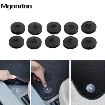 

30Pcs Fastener Clips Antiskid Pad Fastener Foor Mat Skid Resistant Carpet Fixed Clamp Fit For Nissan Peugeot Subaru Toyota Honda