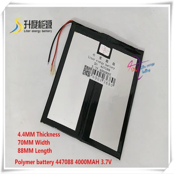

3.7V 4000mAH 447088 ( polymer lithium ion / Li-ion battery ) for tablet pc power bank dvr