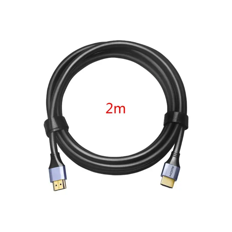 2m HDMI 2,1 кабель 8K Hd 48 Гбит/с HDR ARC видео ПВХ шнур сплиттер для ТВ проектора N0HC - Цвет: 2m