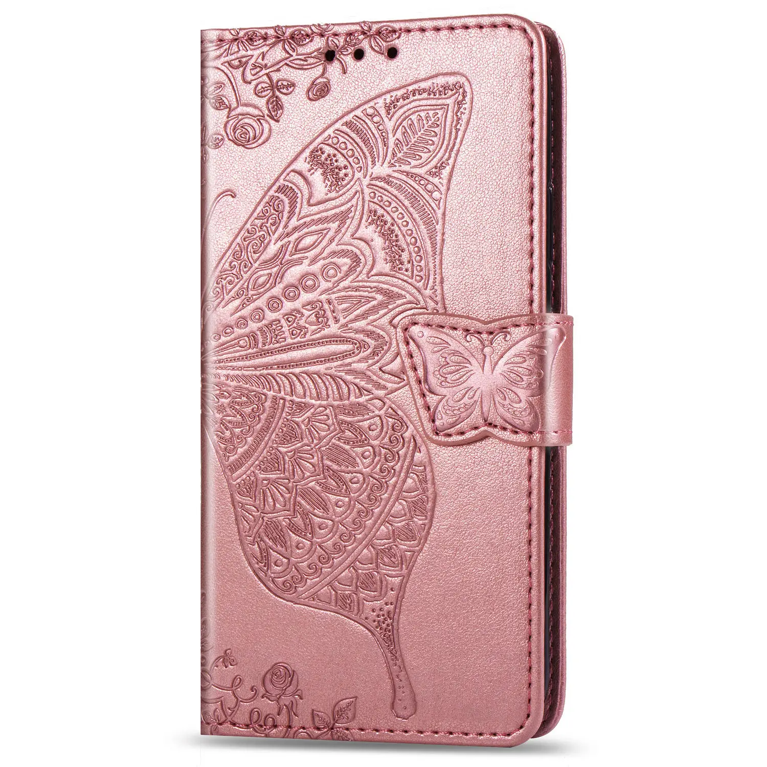 xiaomi leather case chain Wallet Leather Flip Case for Redmi Note9S Note9Pro 8 8A 7 7A 5Plus K30Pro Xiaomi10 10Pro 3D Butterfly Embossed Flip Wallet Case xiaomi leather case hard Cases For Xiaomi