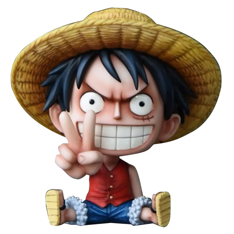Экшн фигурки из аниме Q version One Piece Roronoa Зоро Луффи Ace sabo Sanji BROOK Nami Franky Chopper ПВХ
