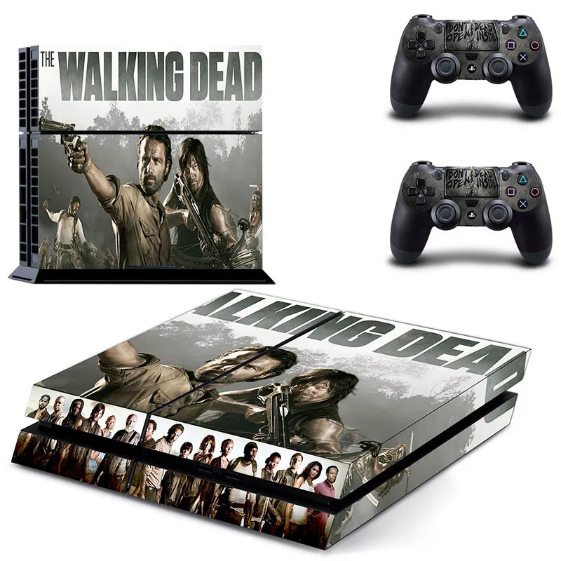 DPTM0307 Виниловая наклейка для PS4 The Walking Dead PS 4 Play station 4 sticker s Pegatina для консоли sony playstation 4 и контроллера skins - Цвет: DPTM0307