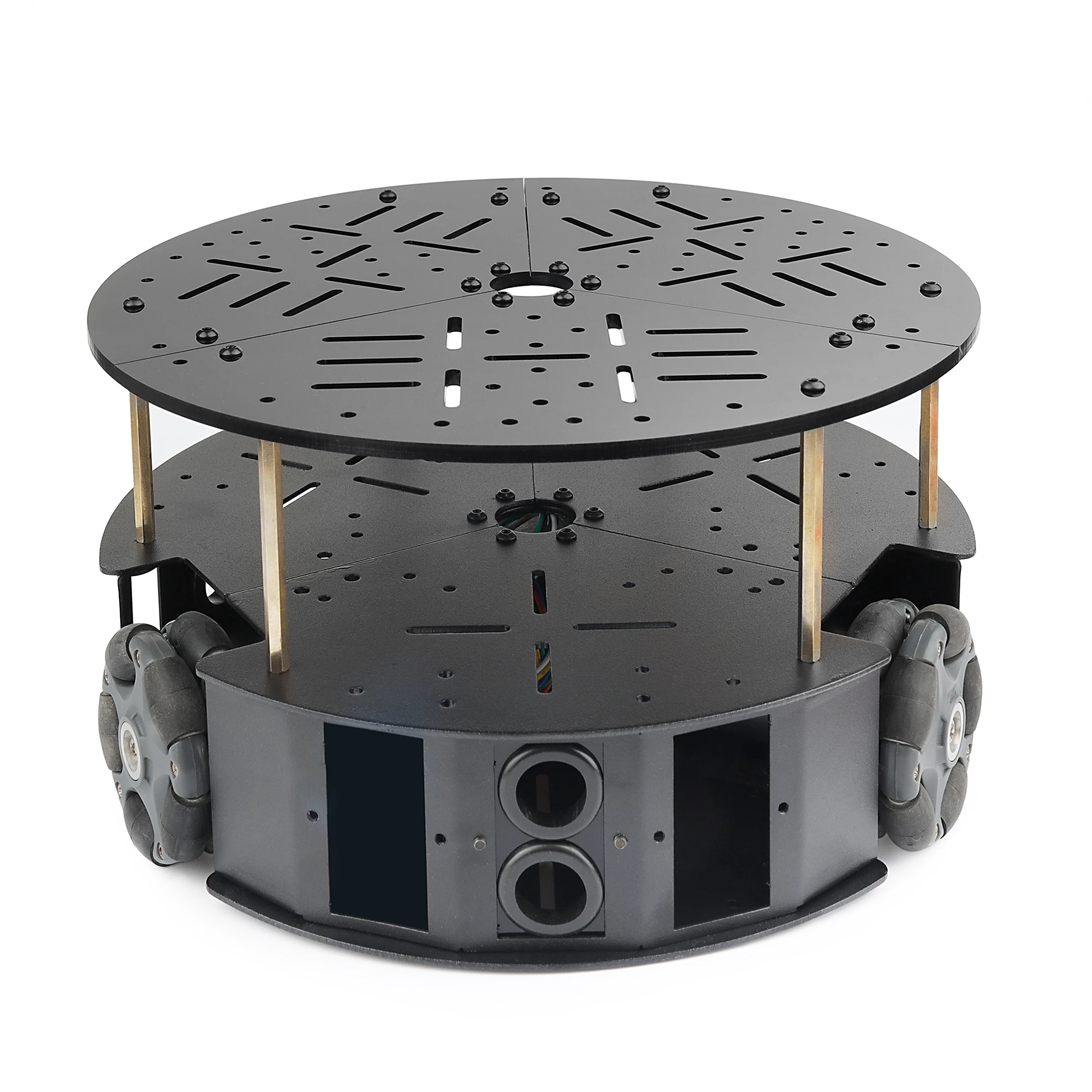 Chasis de rueda omnidireccional para Arduino, Robot móvil Omni de ruedas con Motor de CC, carga de 5kg, 58mm, barato|Juguetes programables| - AliExpress
