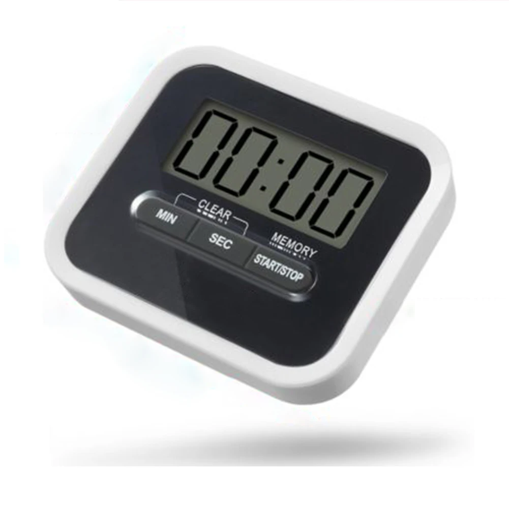 Digital Kitchen Timer Magnetic Cooking Baking Large LCD Count Down Alarm Reminder