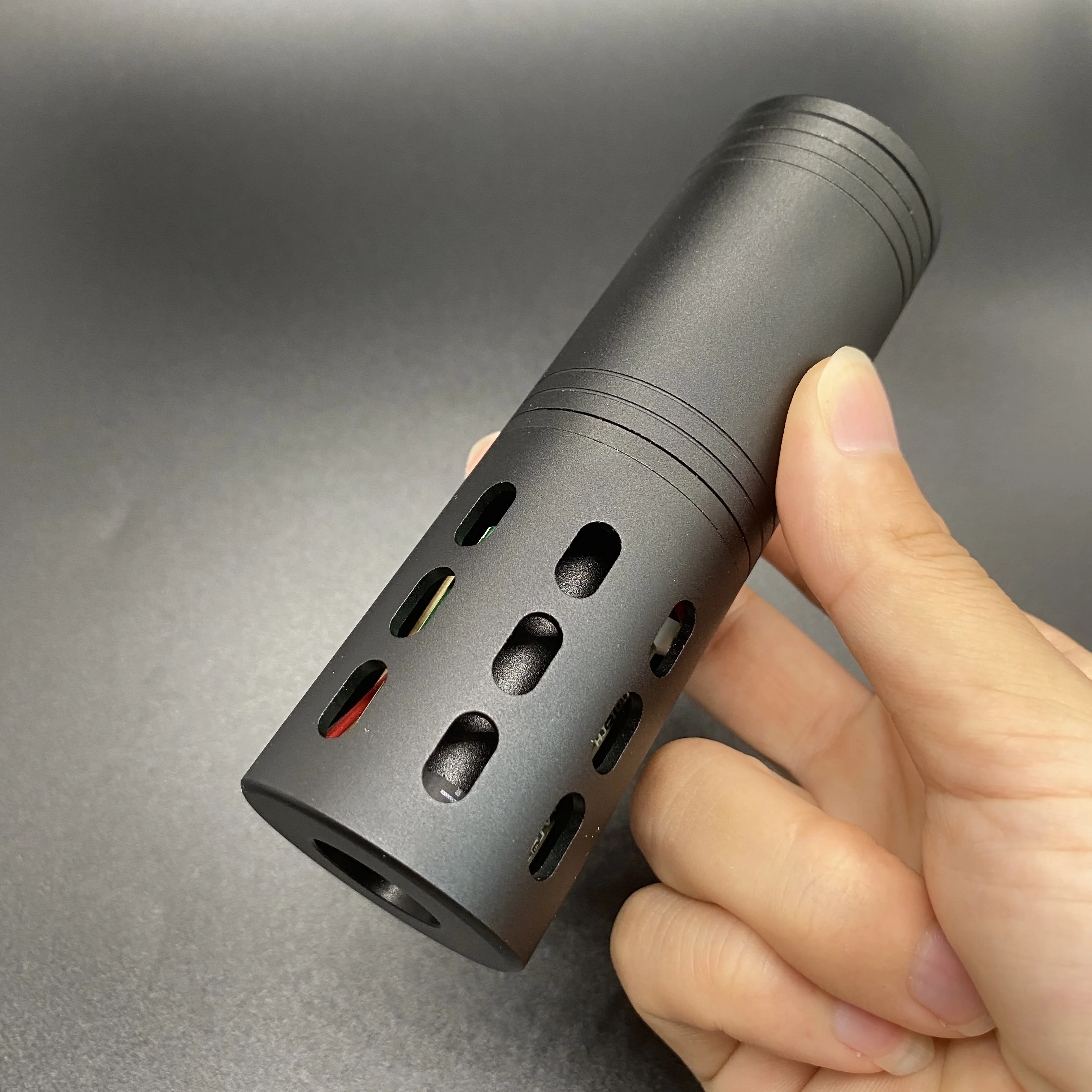 Paintball Accessory Airsoft HK416 Sound Control Decorative Tube for JM 14mm Reverse Thread Tube/19mm Outer Barrels