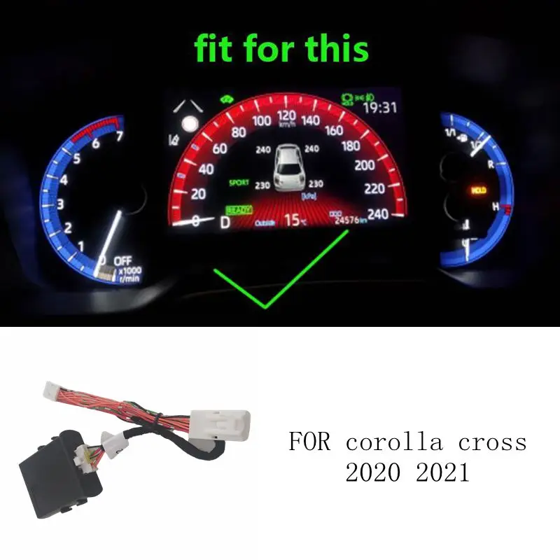 Car TPMS Tire Pressure Monitoring Display System Auto Monitor Security Alarm For Toyota Corolla cross 2020 2021 | Автомобили и