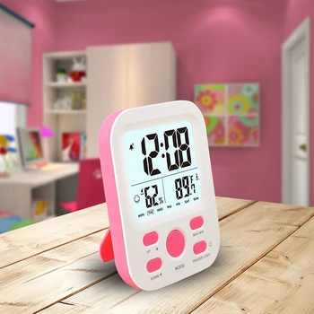 

Digital Alarm Clock for Boys Kids Teens,Desk Nightstand Clock with Crescendo Alarm,Repeating Snooze,Week 12/24H,Low Nightlight,T