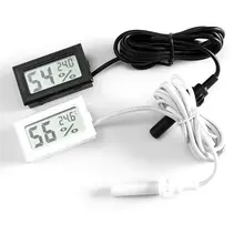 Professional Mini Digital LCD Thermometer Hygrometer Humidity Temperature Meter Indoor Digital LCD Display Sensor mastech ms2008a mini digital display clamp meter