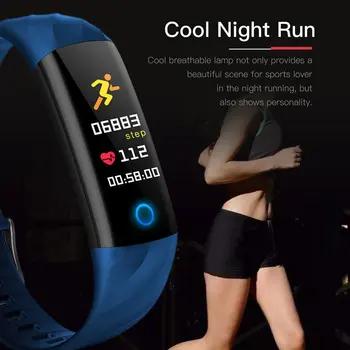 

Smart Bracelet S5 Android IOS Heart Rate Sleep Monitor Fitness Tracker Blood Pressure Watch Waterproof Color Screen Sports Band