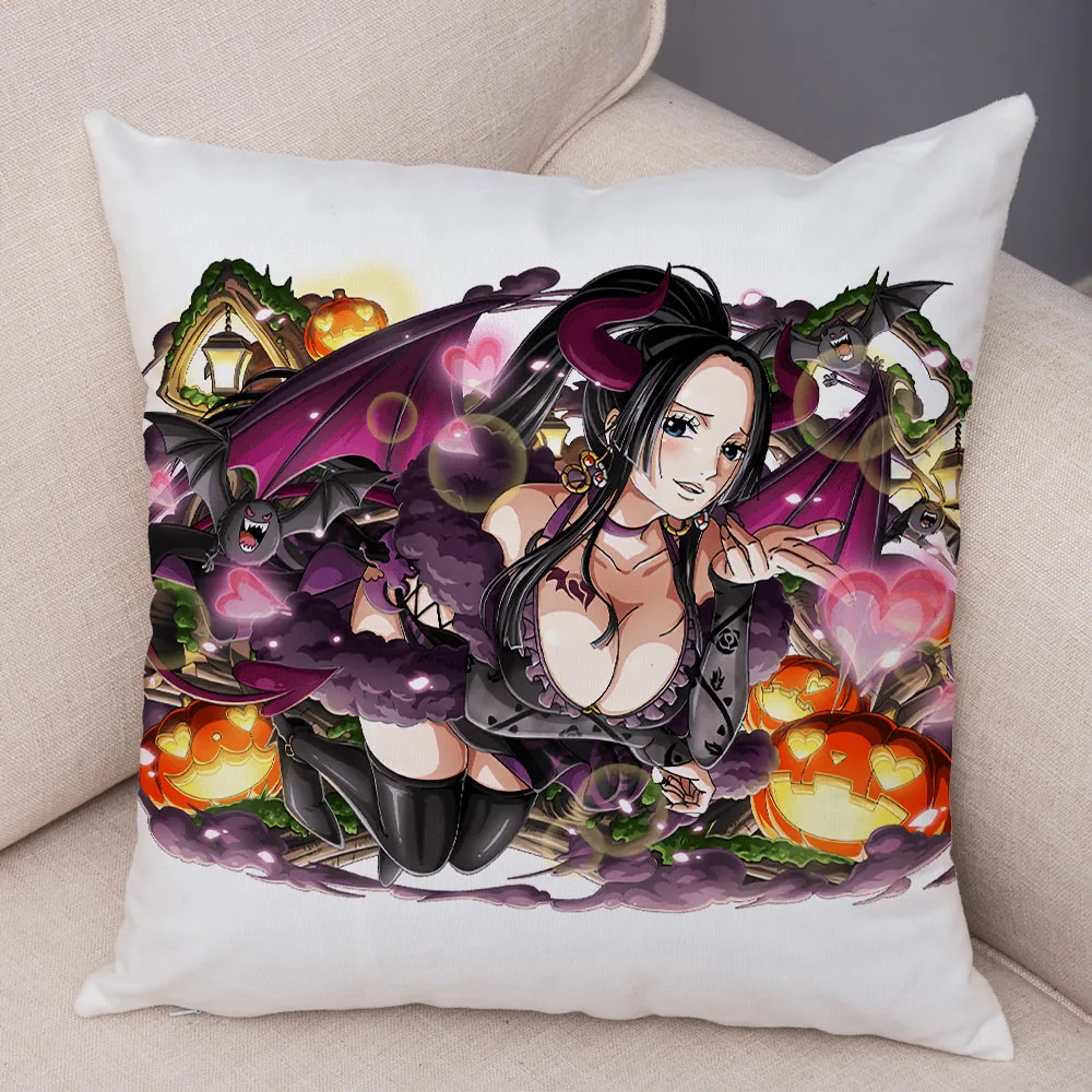 Sexy Boa Hancock Pillow Case Cushion Cover One piece Merchandise