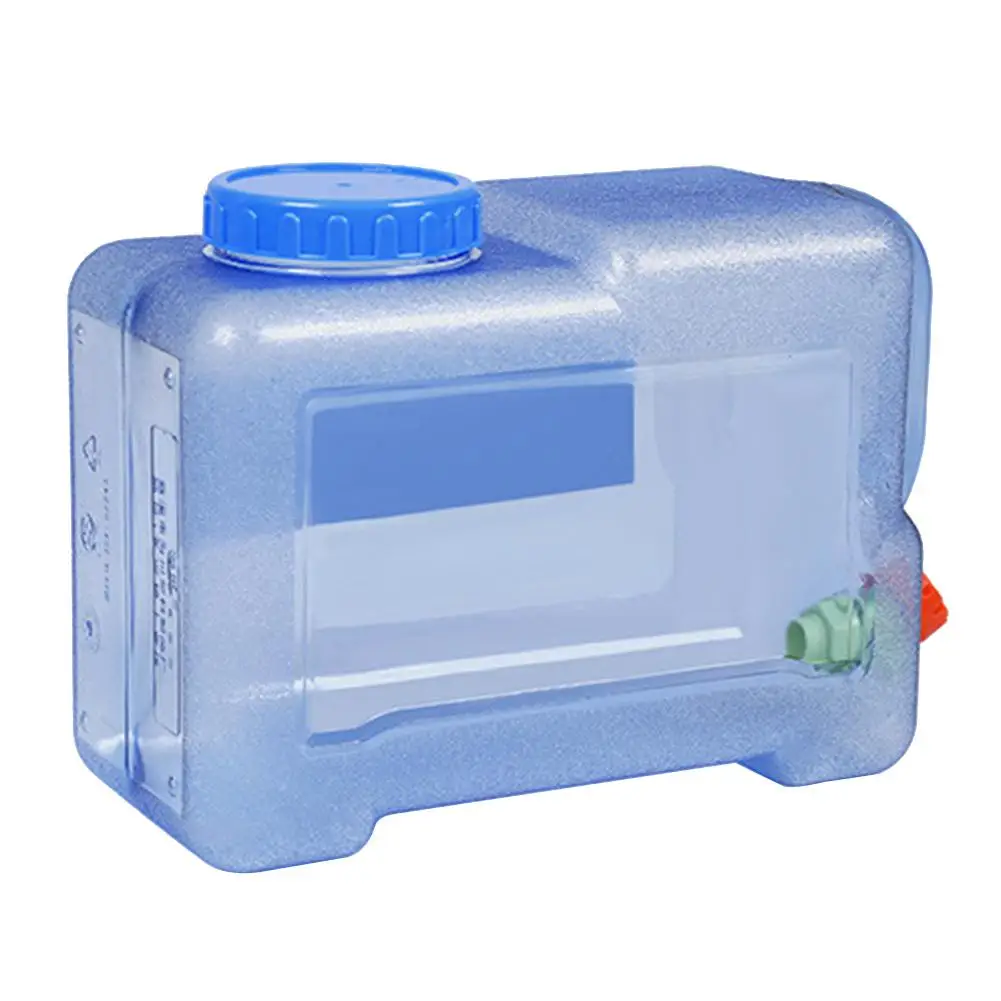 Recipiente de Água do Carro Alimentício com Torneira Caminhadas ao ar Grau Casa Balde Armazenamento Água Potável Livre Piquenique Acampamento Tanque 8l pc 8 Balde p carro