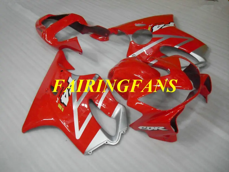 Инжекторный комплект для HONDA CBR600F4I 01 02 03 CBR600 F4i 600F4I 2001 2002 2003 Горячий красный Обтекатели на кузов+ подарки HV278