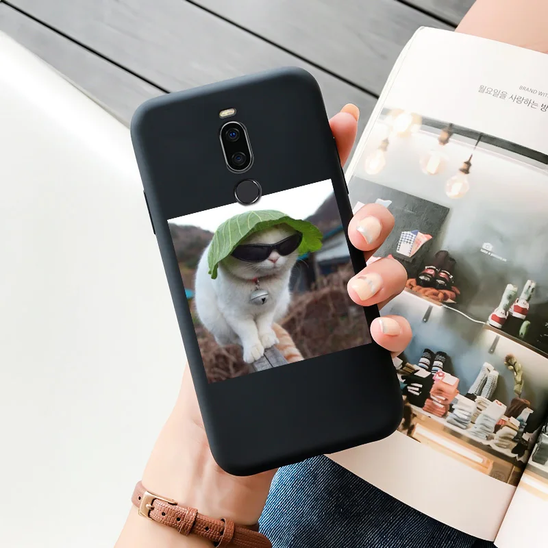 best meizu phone case brand Black Soft TPU Shell For Meizu X8 Case Personality Tide Shell For MEIZU X8 Case Silicone Edging Matte Phone Case Cover For MEIZU meizu phone case with stones black Cases For Meizu