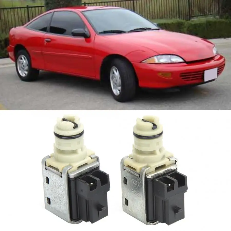 2pcs электромагнитный клапан коробки передач 41860R подходит для Mailbu 1997-1999 L4 2.4L 4 Spd FWD электромагнитный клапан автомобильные аксессуары