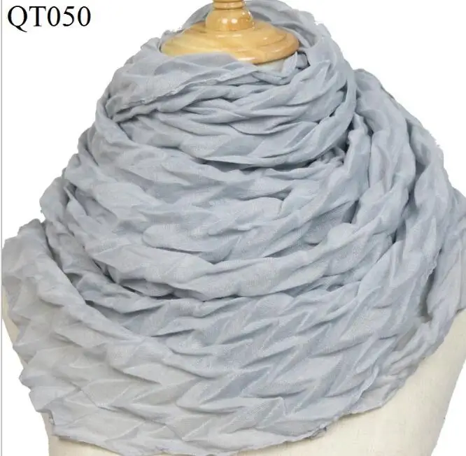 KW1 10pcs High quality cirnkle viscose shawl maxi hijab long scarf/scarves muslim wrap headband women new choice can choose col