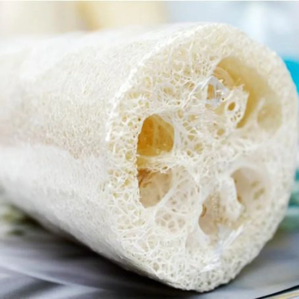 Горячая натуральная люфа Luffa щетка для душа мыть Bowly губка тела скребок для спа
