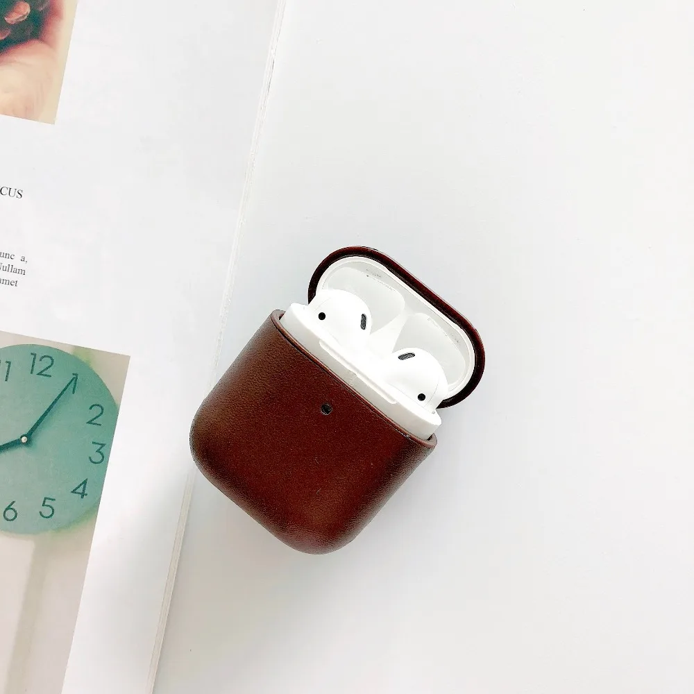 Cover For Airpods 2 1 Case Bluetooth Wireless Earphone Fashion PU Leather Cover For Airpods 1 2 Charging Box Headset Accessaries (11)